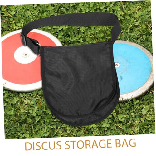 balacoo Discus Storage Bag Shot Put Bag Carrier for Sports Discus Pouch Pockets Handheld