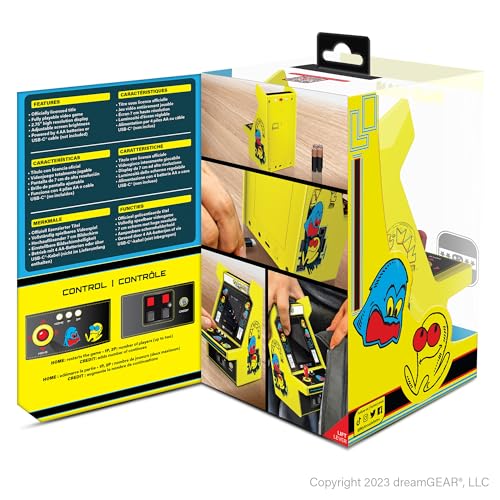 My Arcade Pac-Man Micro Player Pro: 6.75" Handheld Retro Games, Arcade Classics - style: Pac Man
