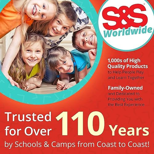 S&S Worldwide Spectrum™ Foam Discs Set of 6-8-1/4" Diameter - Vibrant Colors for Fun Play
