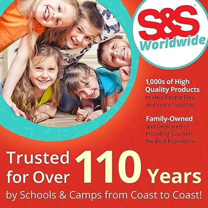 S&S Worldwide Spectrum™ Foam Discs Set of 6-8-1/4" Diameter - Vibrant Colors for Fun Play