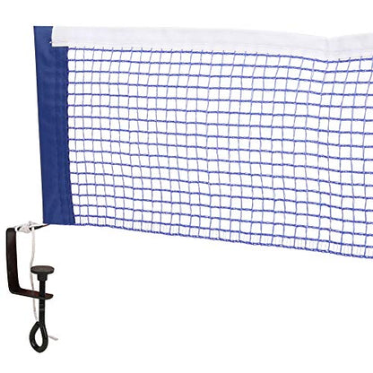 Generic Portable Tennis Table Net, Professional Polyester Net with Metal Bracket and Carry for Indoor Outdoor Table Tennis Replacement Accessories