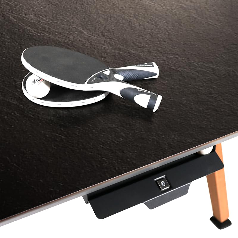 CORNILLEAU - Origin Outdoor Table Medium - Design Ping-Pong Table - Made in France - Convertible - Black