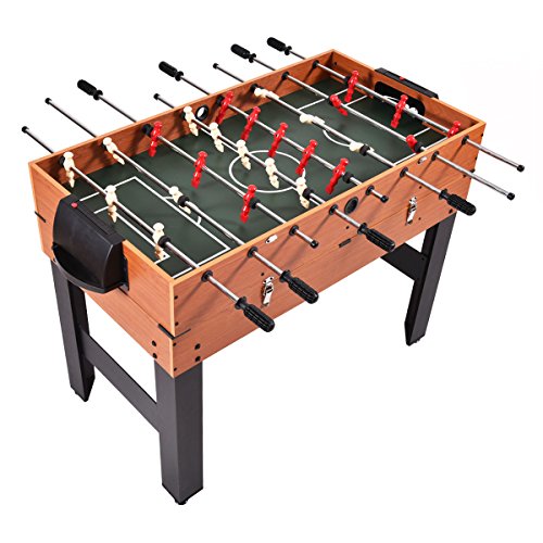 New 48" 3-in-1 Multi Combo Game Table Foosball Soccer Billiards Pool Hockey for Kids