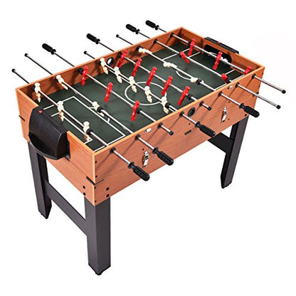 New 48" 3-in-1 Multi Combo Game Table Foosball Soccer Billiards Pool Hockey for Kids