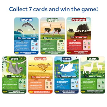 Skillmatics Guess in 10 Animals Megapack, Perfect for Boys, Girls, Kids, Teens, Adults Who Love Animal Card Games, Trivia, Travel Games, Gifts for Ages 6, 7, 8, 9, 10, and Up - style: 9. Animal Planet Mega Pack