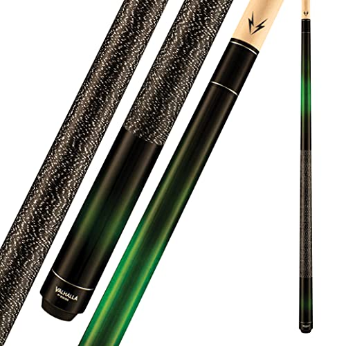 Viking Valhalla 200 Series 2 Piece 58” Pool Cue Stick with Irish Linen Wrap - color: VA237, size: 18oz