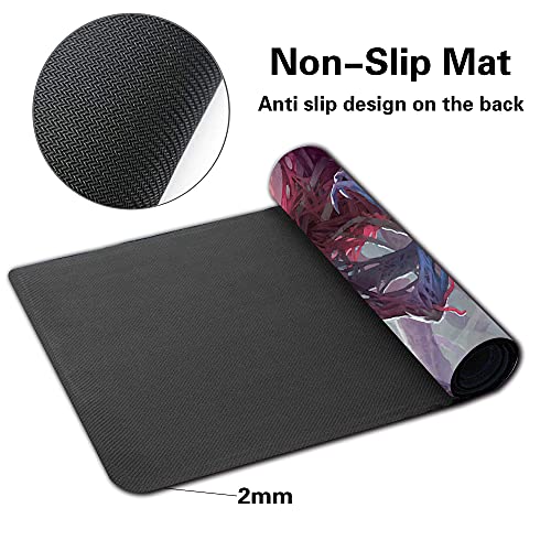 Board Game MTG Playmat Games Size 60X35 cm CCG Compatible for MTG CCG RPG Trading Card Game (BRISELA, Voice of Nightmares) - color: Brisela, Voice of Nightmares