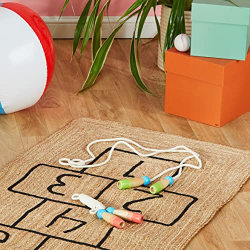 small foot 11872 Jump Rope Set Active Made of FSC 100%-Certified Wood, Set of 2 Exercise Toys for Ages 5+ Years - style: Skipping rope