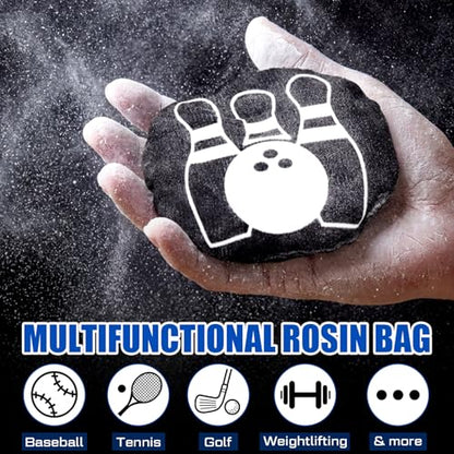 Lewtemi 2 Pcs Bowling Rosin Grip Bags Powder Bowling Grip Sack for Drying Hands Golf Accessories