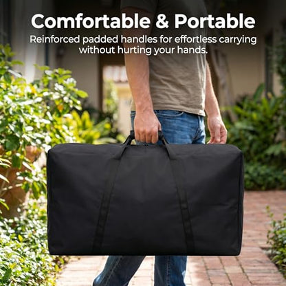 Cornhole Carrying Case, 4' x 2' Weatherproof Cornhole Board Bag with Reinforced Padded Handle