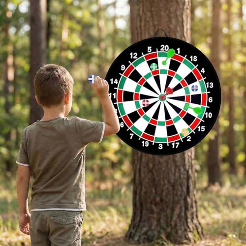 2 Pack 29" Kids Dart Board Game Set, Large Dart Board Toys with 24 Sticky Balls, Boys Toys, Indoor Outdoor Sport Fun Party Game Toys for Kids Boys Girls Ages 3-12