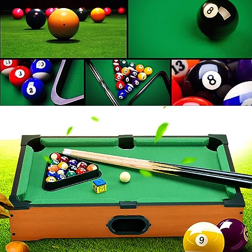 Mini Pool Table for Kids Small Billiards Game Table Top Pool Table Toy for Cat Gift for Kids Cat Pool Table Toy - style: P-14"