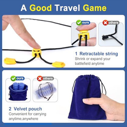 Magnetic Chess Game, Magnet Game with String, Puzzle Strategy Family Games, Party Travel Desktop Game, Kids Gift Education Games