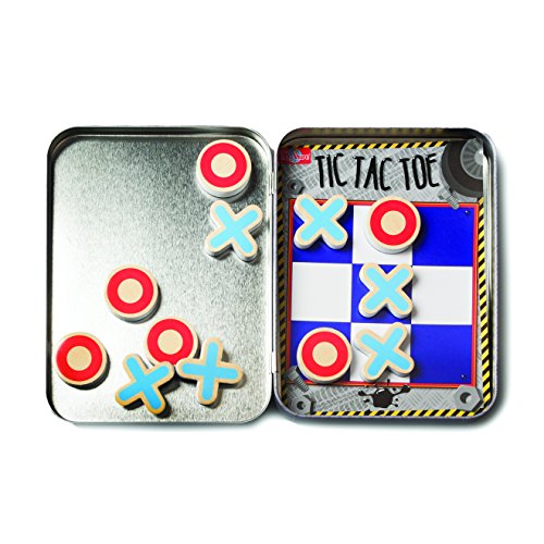 Bendon TS Shure Tic-Tac-Toe Games Mini Magnetic Activity Tin with Illustrated Foam Magnets 50437 - style: Tic Tac Toe Mini Game Tin