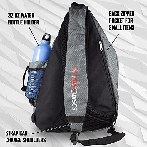 Disc Golf Backpack Slinger Bag | 6-12 Discs | Multiple Colors - color: Blue