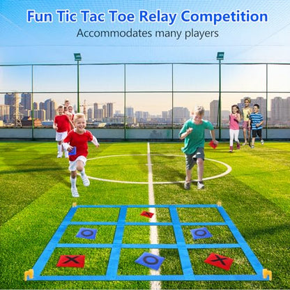 Granny Pants Yard Game Giant Pants Outdoor Game, Outdoor Giant Tic Tac Toe Bean Bag Toss Games for Kids Adults Family, Large Outside Lawn Yard Backyard Carnival Field Day Game, Birthday Party Games