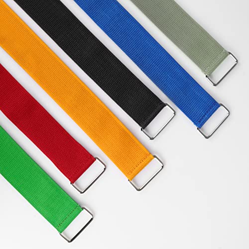 12 Pcs 3 Legged Race Bands Firm Elastic Tie Kids Outdoor Games Teamwork Birthday Party Game for Adults & family Field Day Carnival Theme Outside Yard Games