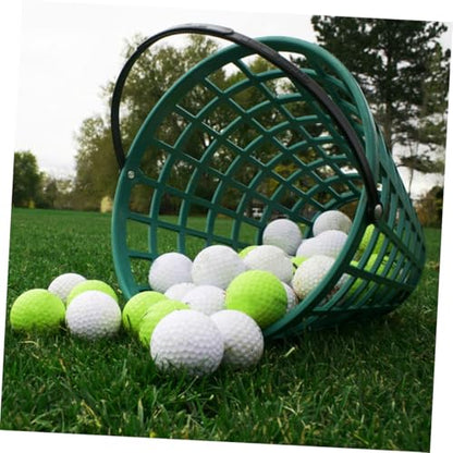 Luxshiny 2pcs Golf Ball Basket Large Capacity Storage Holder for Outdoor Plastic Containers for Balls Easy to Carry and Store - size: 20.00X20.00X15.00CM