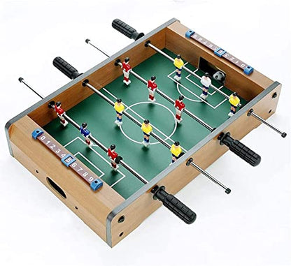Tabletop Foosball Table- Portable Mini Table Football/Soccer Game Set with Two Balls and Score Keeper for Adults and Kids