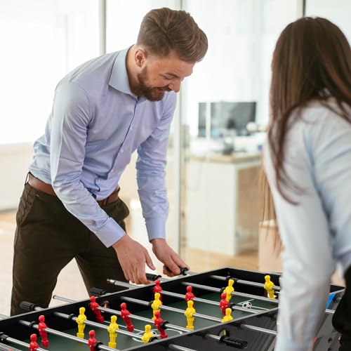 Giantex 10-in-1 Multi Game Table, Combo Game Table Set w/Hockey, Foosball Pool Ping-Pong Chess Cards Checkers Bowling, Shuffleboard, Backgammon, Adult Size Foosball Table for Game Room, Family - size: 49"L x 38"W x 32.5"H, style: 4-in-1