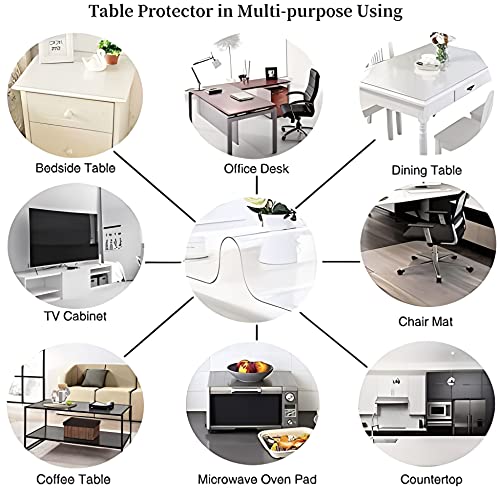 0.08 in Thick Rectangular Non Slip Protector Rug/Tile/Hardwood Floor,Desk Chair Mat for Gaming Computer Carpet, Runners Odorless Stain-Resistant(0.8X0.4m/2.6X1.3ft)