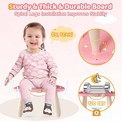 Kikidex Magnetic Drawing Board, Toddler Girl Toys for 1-3 Year Old, Doodle Board Pad Learning and Educational Toys for 1 2 3 Year Old Baby Kids Birthday Gift (Soft Pink) - color: Soft Pink