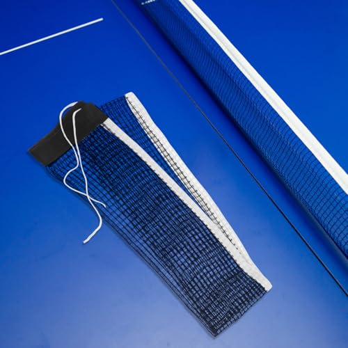 Balacoo Portable Table Tennis Net Black Polyester-Cotton Mesh Lightweight Foldable Accessory for Any Table Quick Setup Secure Tight Net for Consistent Ball Rebound Training