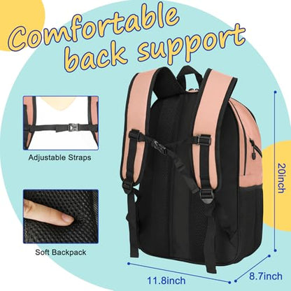 Goloni Bowling Backpack,Single Ball Bowling Bag with Shoe Compartment Up to Size 16,Bowling Bag with Padded Ball Holder - color: Meat Meal