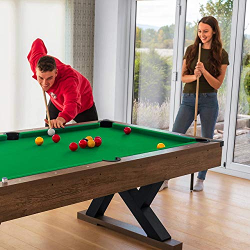 PINPOINT Pool Table | Billiard Tables | Full Pool Billiards Table Set with Accessories