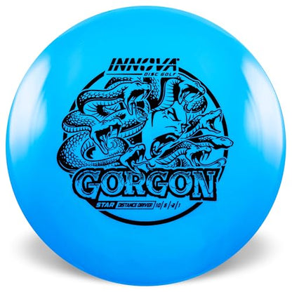 Innova Star Gorgon Distance Driver, Control Disc Golf Driver with Straight Glide (Colors Will Vary) - size: 173-175g