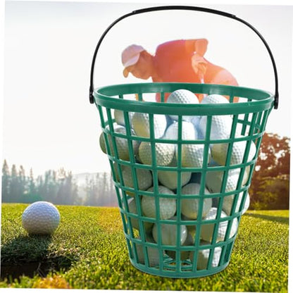Luxshiny 2pcs Golf Handle Balls Capacity Plastic Golfing Basket for and Outdoor Use - size: 22.00X22.00X12.00CM