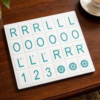Mahjong Solo Practice Board - Solo Mahjong Board,18.5 * 16cm, Portable Tile Pattern Learning & Strategy Practice Boards for Beginners and Advanced Players - color: Sky Blue