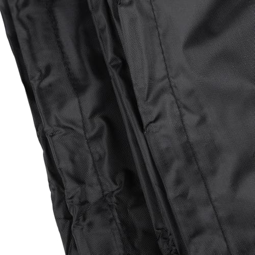 8ft Pool Table Cover 600D Oxford Waterproof Windproof Outdoor Indoor Billiard Snooker Table Protector with Buckles Drawstrings Black 260x135x69cm
