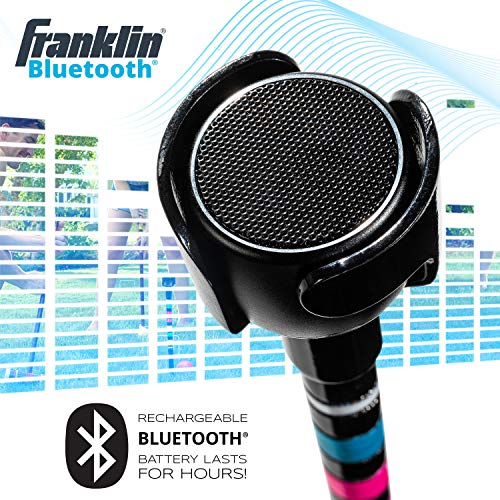 Franklin Sports Bluetooth Croquet - 6 Mallets and Balls - Carry Bag -Bluetooth Speaker