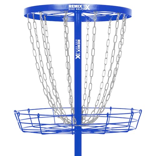Remix Deluxe Practice Basket for Disc Golf - Choose Your Color and Style - color: Royal Blue