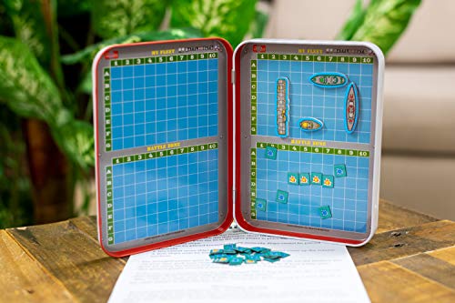 TS Shure by Bendon Battle of The Boats Games Mini Magnetic Activity Tin with Illustrated Foam Magnets 50516 - style: Battle of the Boats Game Tin