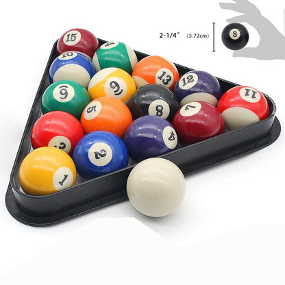 East Eagle Billiard/Pool Balls, Complete 16 Balls Set (2-1/4 Inch)