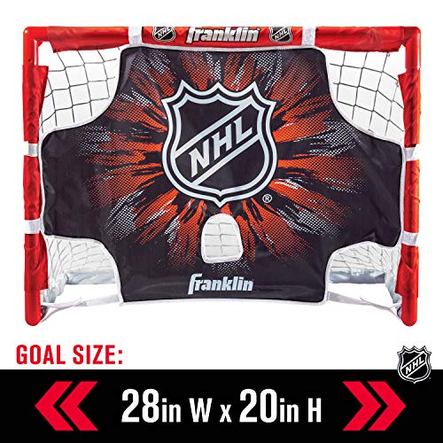 Franklin Sports Mini Hockey Automatic Passer, Goal & Target Set