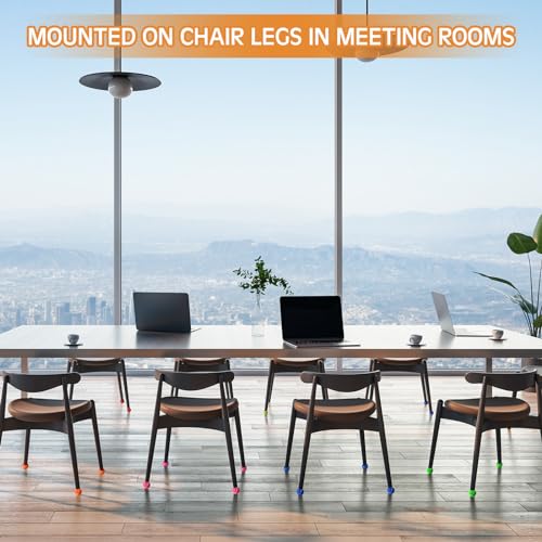 Poen 48 Pcs Precut Tennis Balls Bulk Furniture Tennis Balls for Chairs Chairs Leg Floor Protector Foot Covers Glide Coverings for Classroom Furniture Legs Protectors