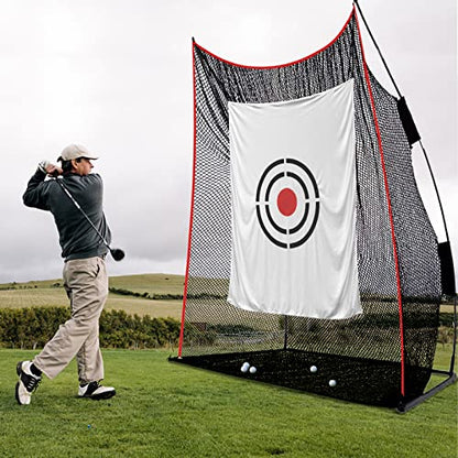 Golf Target Cloth for Net Replacement - Enthusiasts and Professional Golfers Practice Training Aids for Garage/Backyard - style: 5X6FT Golf Target White