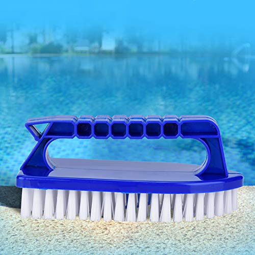 Pool Supply Hand-Held Pool Brush, Pool Step Corner Brush, Cleaning Tools with Fine Bristles Best for Swimming Pools, Spas & Hot Tubs