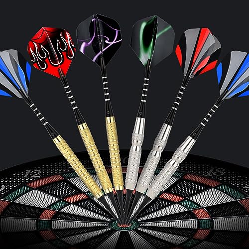 Steel Tip Darts Set 18 Grams15 Pack Steel Barrels - style: s alu15