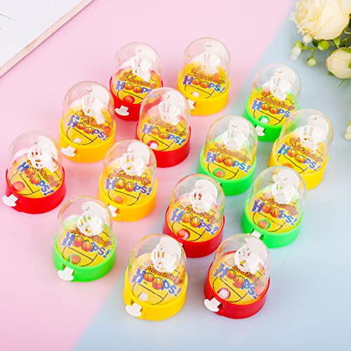 Mini Basketball Games 28pcs Finger Basketball Shooting Games Basketballs Party Favor Toys for Kids 8-12 Desktop Table Toys Hoop Fidget Game Space Birthday Party Decorations Supplies - style: 28PCS