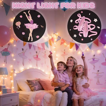 36 Pack Ballerina Party Favors LED Finger Lights for Girls, Ballet Birthday Goodie Bag Stuffers, Classroom Rewards, Party Prizes & Glow Party Supplies - style: Ballerina
