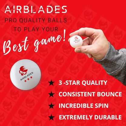 3 Star Ping Pong Balls | High Performance, Table Tennis Balls for Tournament Play & Training | Advanced ABS Plastic | Regulation Standard Ping Pong Balls - style: 10 Pack