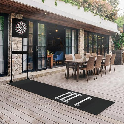 Dart Mat Throw/Toe Line Floor Marker Professional Rubber Darts Mat for Home Pub Party (118 x 23.6in)