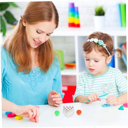 Yardwe Miniature Tabletop Bowling Set for Doll House Decor Pins and Balls Mini Sports Lightweight and Miniature Bowling Game for Family Entertainment and Handcraft Display
