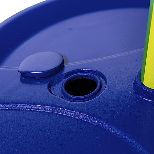 Nerf Disc Golf Starter Set - (3) Mini Golf Discs + (1) Target Basket Included - Complete Portable Set for Backyard + Beach Play