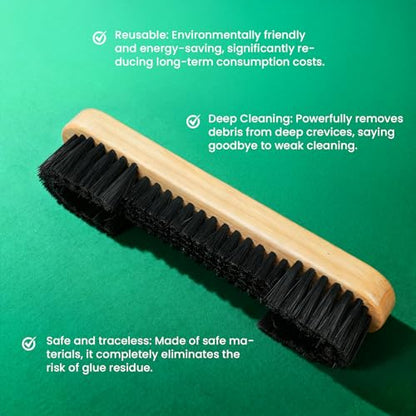 Pool Table Cleaner Kit,Billiard Cleaning Spray and Billiard Table Brush-Billiard Table Maintenance Accessory Set,Suitable for Billiard Players to Maintain the Cleanliness of Billiards