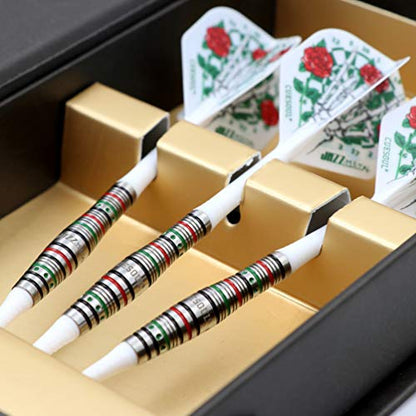 CUESOUL Soft Tip Darts Set Plastic Tip with Dart Case - color: 19g-Tungsten-Torpedo Shape